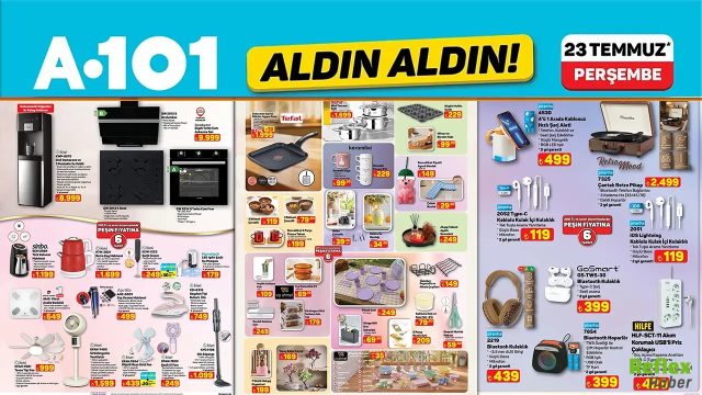 A101 23 Temmuz 2026 Aktüel Ürünler Kataloğu Yayınlandı: İşte Haftanın İndirimli Ürünleri