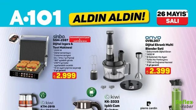 A101 26 Mayıs 2026 Aktüel Kataloğu Bayram Öncesi Raflarda