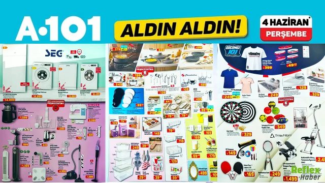 A101 4 Haziran 2026 Aktüel Ürünler Kataloğu Yayınlandı