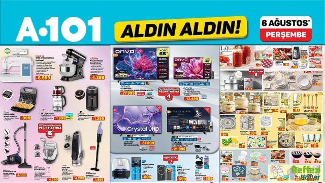 A101 6 Ağustos 2026 Aktüel Kataloğu Yayınlandı! Elektronik Ve Ev Aletlerinde Yeni Fırsatlar