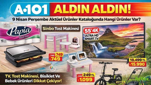 7 Nisan A101 Aktüel Ürünler Kataloğu - Bugün Neler İndirimde?