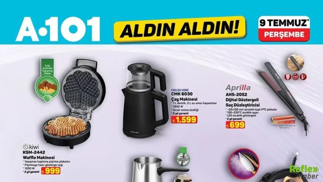 A101 9 Temmuz 2026 Aktüel Kataloğu Yayınlandı: Elektronikten Kamp Ürünlerine Büyük İndirim