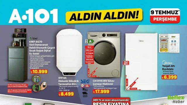 A101 9 Temmuz 2026 Aktüel Ürünler Kataloğu Yayınlandı! İşte Haftanın İndirimli Ürünleri
