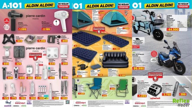 A101 Aktüel Ürünler İndirim Kataloğu 27 Nisan Pazartesi