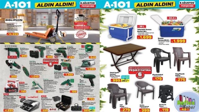A101 Aktüel Ürünler İndirim Kataloğu 5 Ağustos