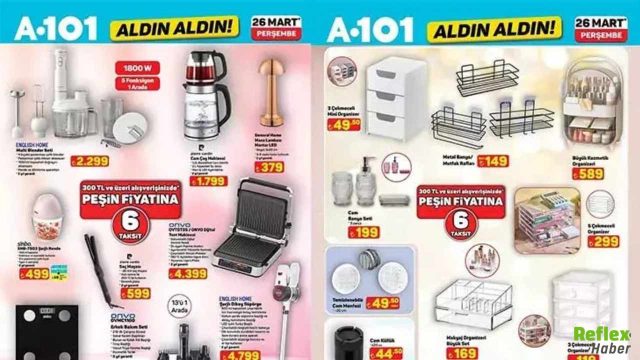 A101’de Dev İndirim Fırtınası Teknolojiden Motora Yok Yok