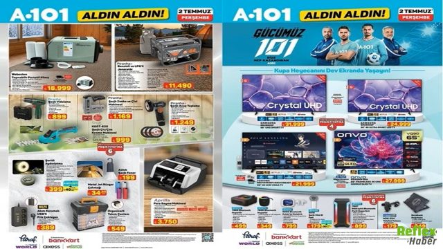 A101'den Yaz Bombası! Taşınabilir Klima Ve Jeneratör Raflara Geliyor