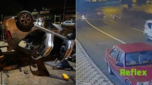 Gümüşhane'de Karşı Şeride Savrulan Otomobil Üniversite Öğrencisine Çarptı