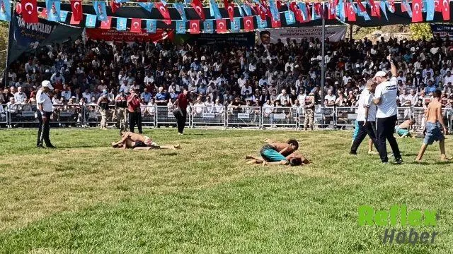 Kertmen'de Karakucak Ve Şalvar Güreşleri Başladı