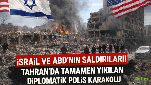 ABD Ve İsrail Saldırılarında Tahran’daki Diplomatik Polis Karakolu Yıkıldı