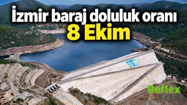 İ̇zmir Barajlarında 8 Ekim Son Durumu Açıklandı