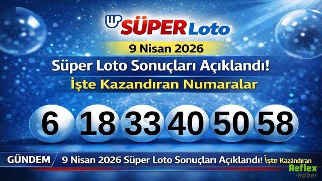 9 Nisan 2026 Süper Loto Sonuçları Açıklandı! İşte Kazandıran Numaralar