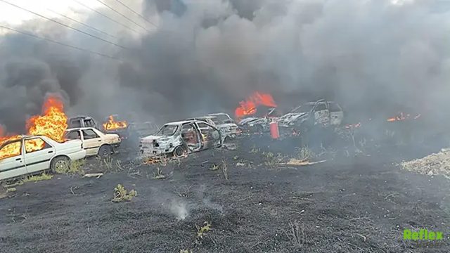 Afyonkarahisar'da Aynı Gün İki Yangın: Hurda Araçlar Zarar Gördü