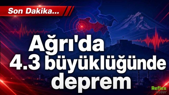Ağrı Patnos’ta 4,3 Büyüklüğünde Deprem