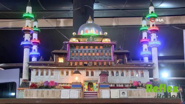 Ordu Bucak Mahallesi'nde 400 Kilogramlık Cami Maketi İ̇lgi Görüyor