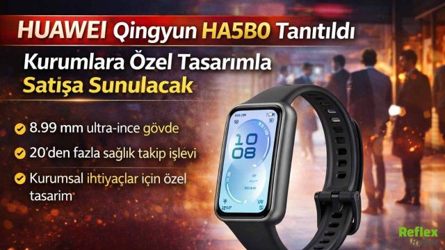 Huawei Qingyun HA5B0 Tanıtıldı Kurumlara Özel Tasarımla Satışa Sunulacak