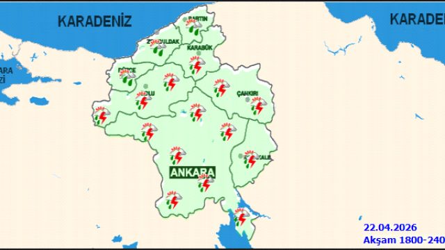 Ankara'da Gök Gürültülü Sağanak Yağış: 5 Günlük Hava Tahmini