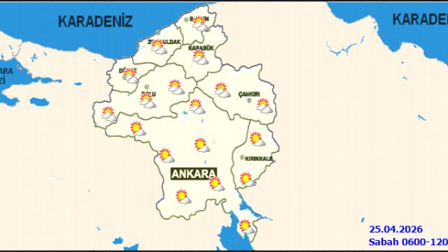 Ankara'da Hava Durumu: Parçalı Bulutlu ve Sıcaklıklar Artıyor