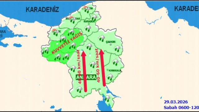 Ankara'da Kuvvetli Yağış ve Fırtına Uyarısı: Sel ve Ulaşım Aksaklıklarına Dikkat!