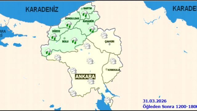 Ankara'da Yağışlı Hava Etkili Olacak: Sıcaklıklar Artıyor