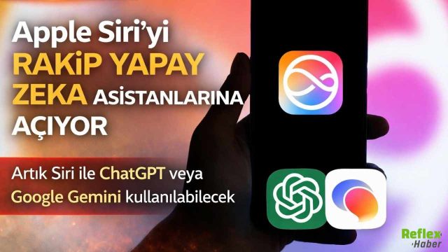 Apple Siri'yi Rakip Yapay Zeka Asistanlarına Açıyor