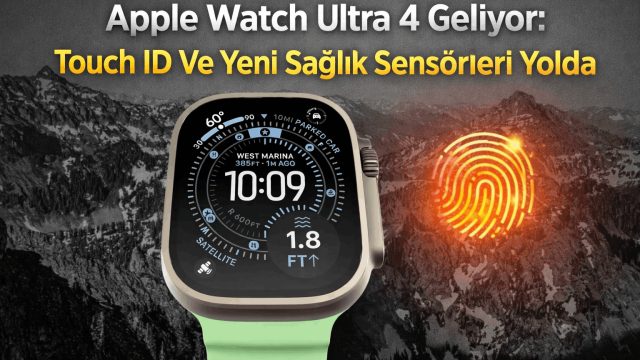 Apple Watch Ultra 4 Geliyor: Touch ID Ve Yeni Sağlık Sensörleri Yolda