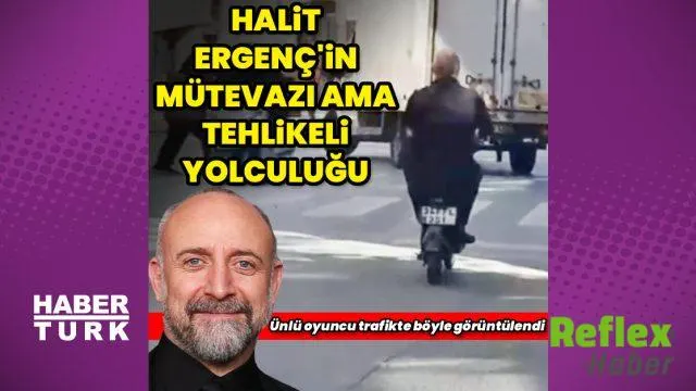 Halit Ergenç'in Elektrikli Motosikletle Dikkat Çeken Yolculuğu