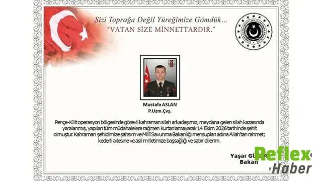 Pençe-Kilit Bölgesinde Şehit Olan Mustafa Aslan Kimdir?