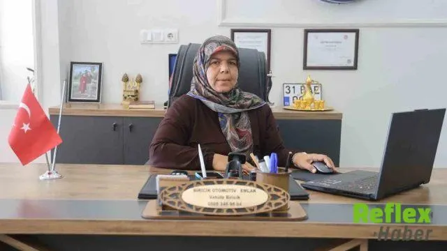 5 çocuk annesi Vahide Biricik, Reyhanlı’nın ilk ve tek kadın emlakçısı oldu