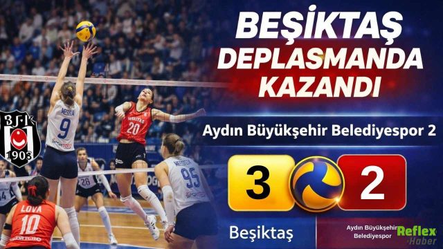 Beşiktaş Deplasmanda Kazandı: Aydın Büyükşehir Belediyespor 2 Beşiktaş 3