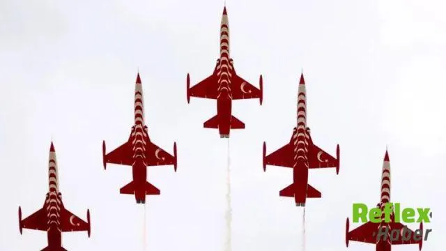 Türk Yıldızları Malatya Semalarında Gösteri Öncesi Uçuş Yaptı