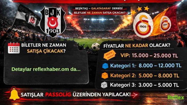 Beşiktaş – Galatasaray Derbisi Biletleri Ne Zaman Satışa Çıkacak? Fiyatları Ne Kadar Olacak?