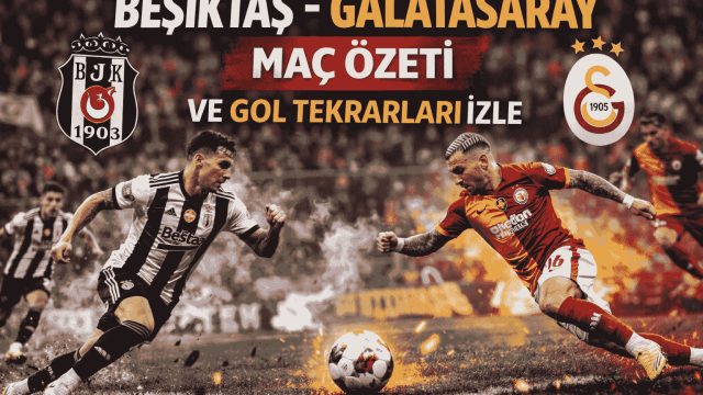 Beşiktaş - Galatasaray Maç Özeti ve Gol Tekrarları İzle