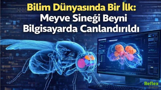 Bilim Dünyasında Bir İlk: Meyve Sineği Beyni Bilgisayarda Canlandırıldı