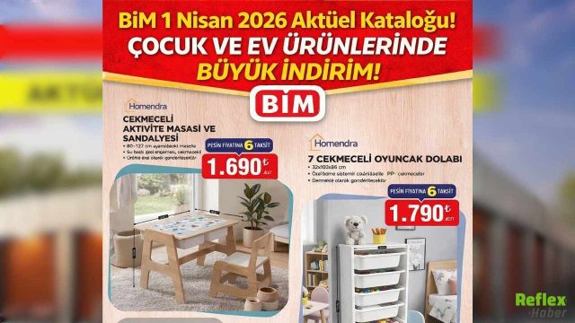 BİM 1 Nisan 2026 Aktüel Kataloğu! Çocuk Ve Ev Ürünlerinde Büyük İndirim