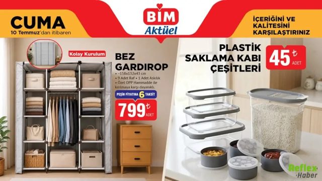BİM 10 Temmuz 2026 Aktüel Kataloğu Açıklandı: İşte Haftanın İndirimli Ürünleri