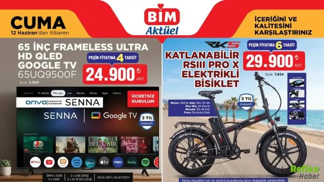 BİM 12 Haziran 2026 Aktüel Ürünler Kataloğu İndirimleri Açıklandı