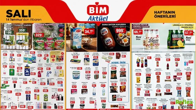 BİM 14 Temmuz 2026 Aktüel Ürünler Kataloğu Yayınlandı! İşte Haftanın İndirimli Ürünleri