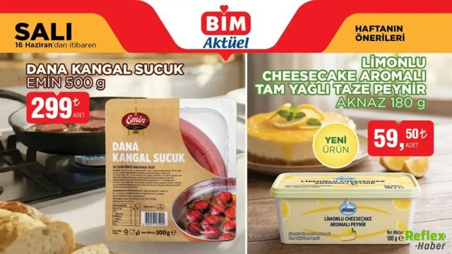 BİM 16 Haziran 2026 Aktüel Ürünler Kataloğu Fırsatları
