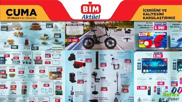 BİM 29 Mayıs 2026 Aktüel Ürünler Kataloğu Yeni İndirimler Açıklandı
