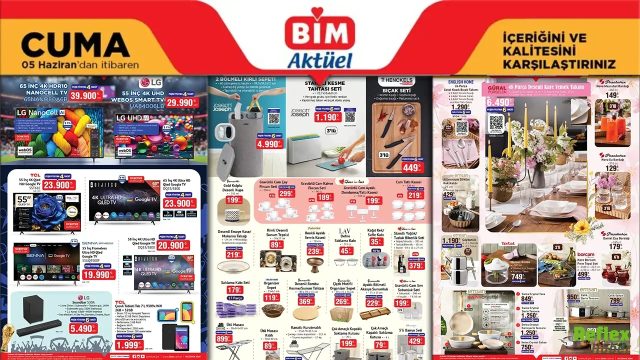 BİM 5 Haziran 2026 Aktüel Ürünler Kataloğu Yayınlandı
