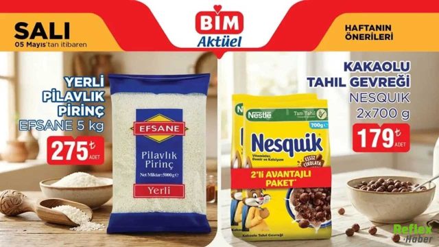 Bim 5 Mayıs 2026 Aktüel Kataloğunda 100 Ürünlük Büyük İndirim