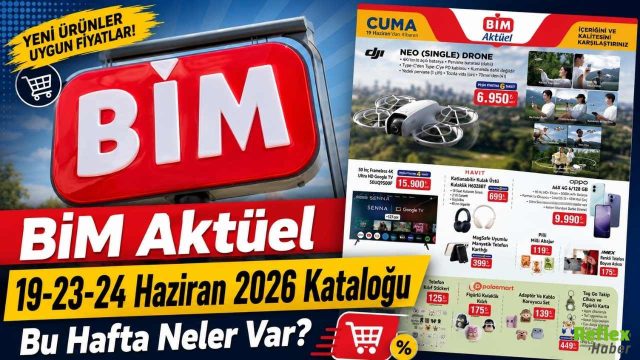 BİM Aktüel 19-23-24 Haziran 2026 Kataloğu: Bu Hafta Neler Var?