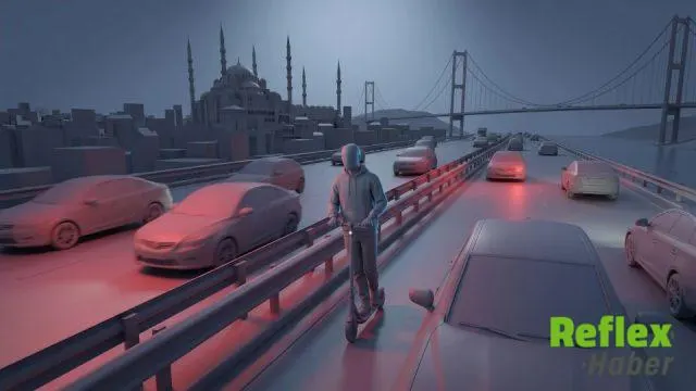 İ̇stanbul’da Otoyoldaki Scooter Sürüşü İ̇çin Ölümcül Risk Uyarısı