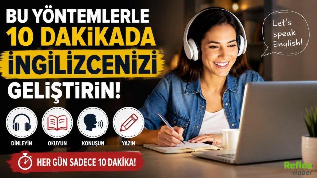 Bu Yöntemlerle 10 Dakikada İngilizcenizi Geliştirin