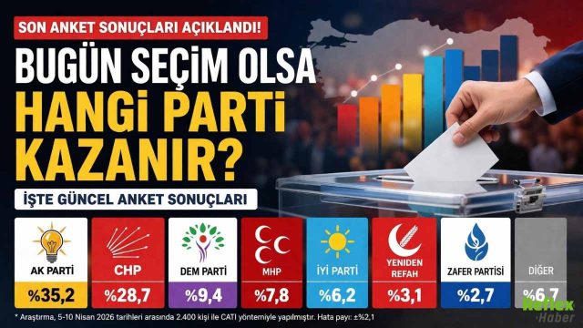 Bugün Seçim Olsa Hangi Parti Önde? Nisan 2026’daki Son Anketlerde Son Durum