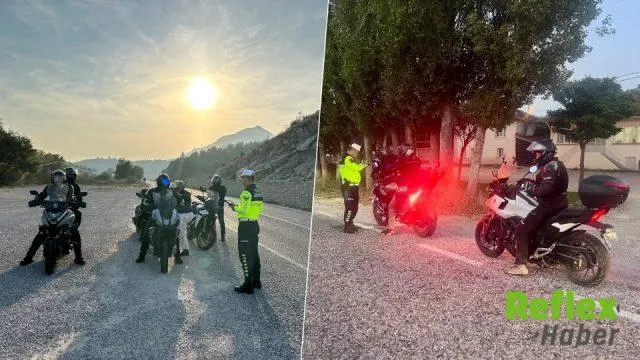 Bilecik'te Motosiklet Denetiminde 7 Sürücüye Ceza