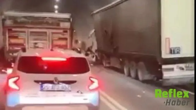 Artvin’de tünelde zincirleme kaza: 1 ölü, 2 yaralı