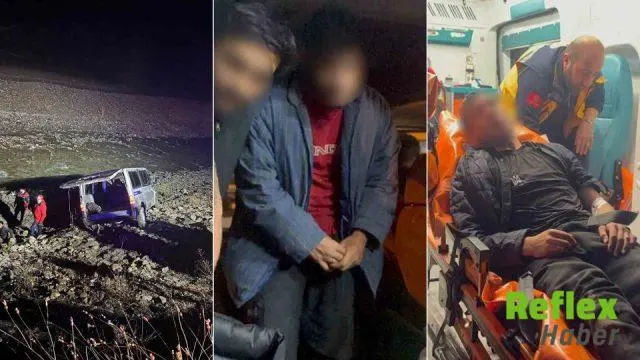 Hakkâri’de Minibüs Dereye Yuvarlandı: 20 Düzensiz Göçmen Yaralandı