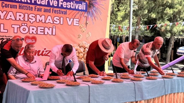 Çorum’da En İyi Leblebi Belli Oldu: Yarışmanın Birincisi Yaşar Bodur